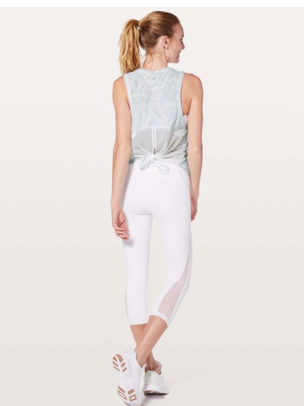 Lululemon Ace Tank Jasmine White Multi / White - Picture 3 of 8